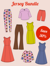 Load image into Gallery viewer, Jersey pattern bundle PDF