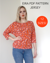 Load image into Gallery viewer, Eira top PDF Pattern - Ploen Patterns