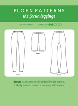 Load image into Gallery viewer, Jorun leggings PDF Pattern