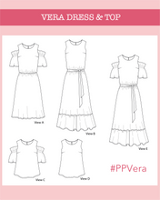 Load image into Gallery viewer, Vera dress & top PDF Pattern - Ploen Patterns