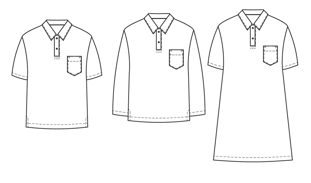Kids Polo Shirt PDF Sewing Pattern