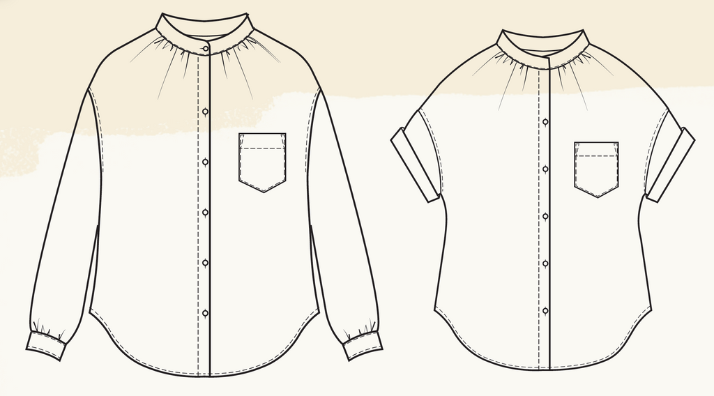 Sille Shirt PDF Sewing Pattern