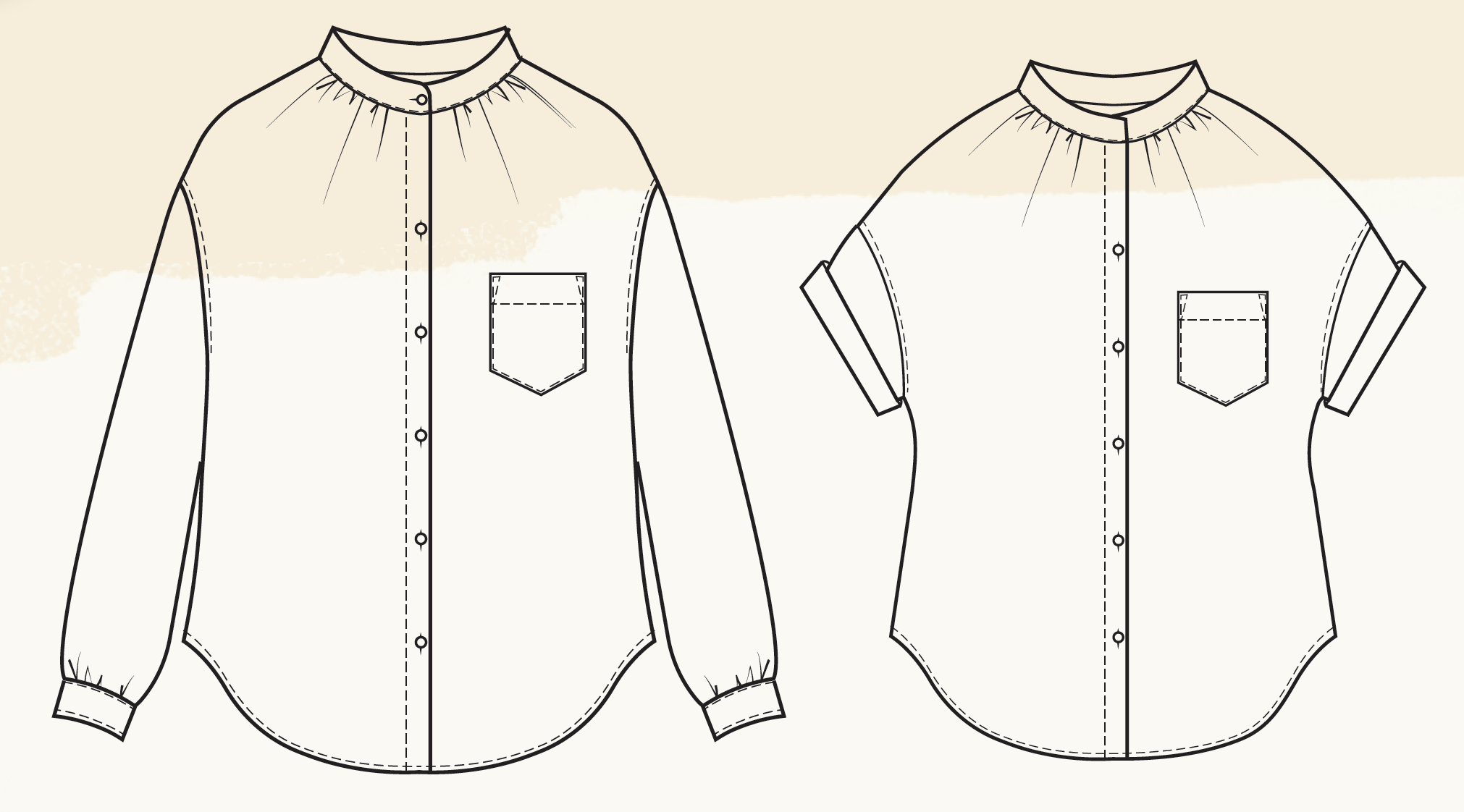 Sille Shirt PDF Sewing Pattern
