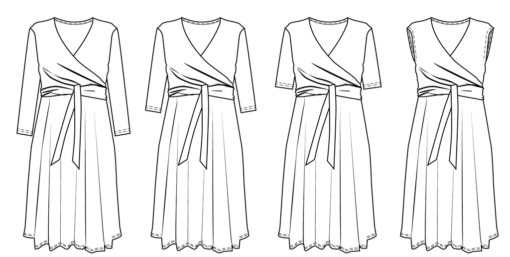 Wanda Wrap Dress PDF Pattern