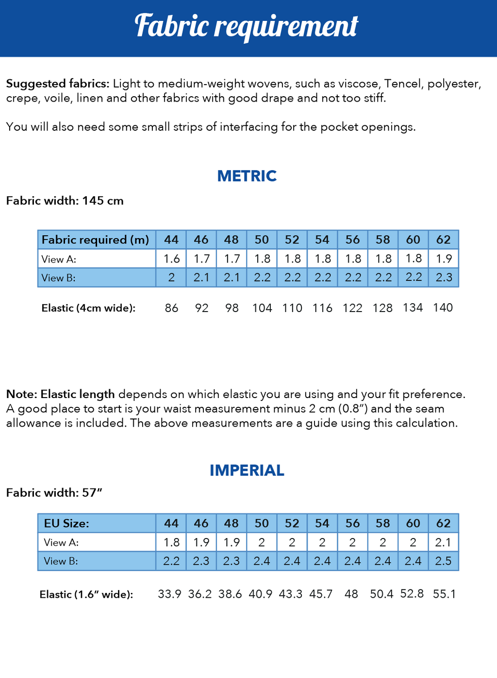 Tyra trousers PDF Pattern
