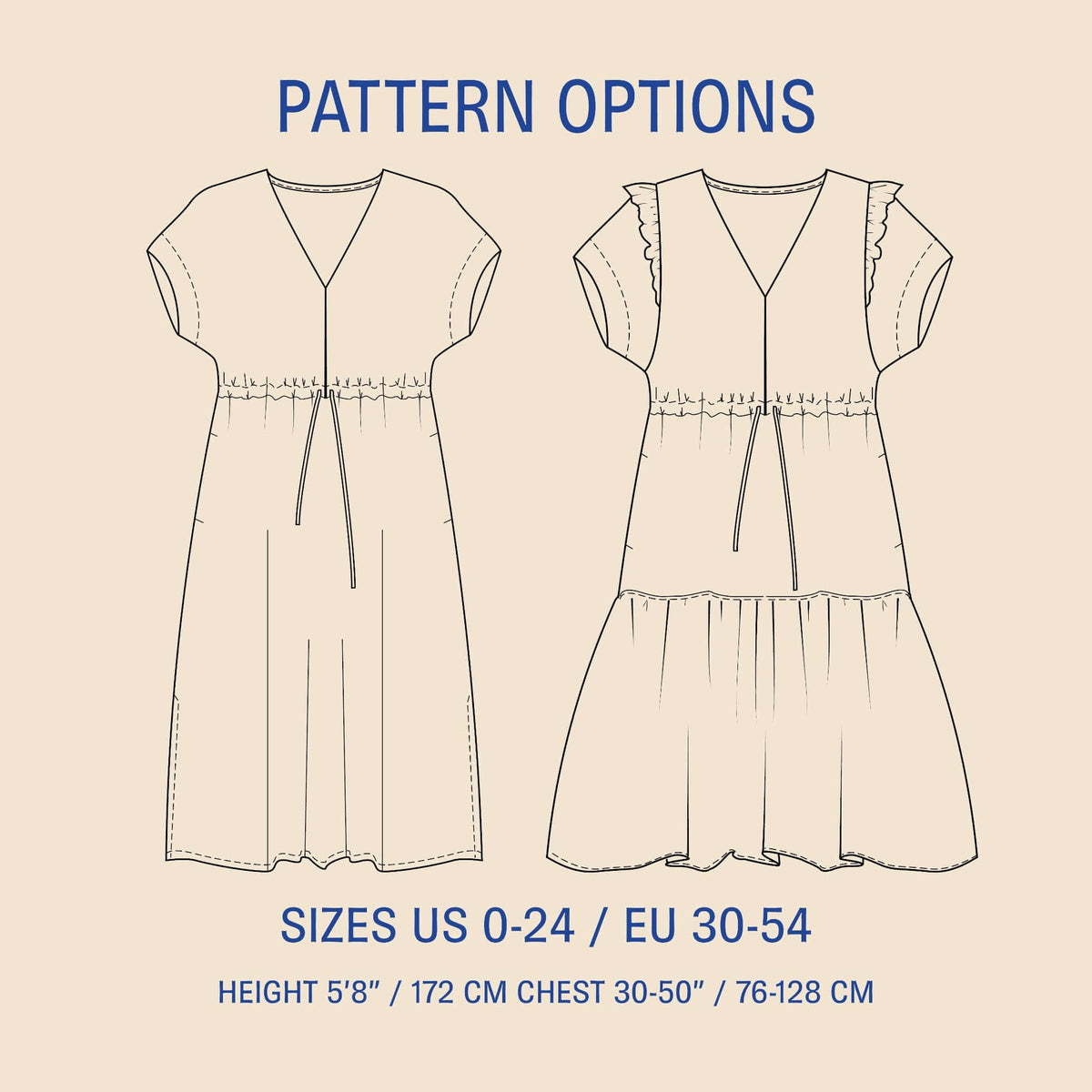 Abby Dress PDF Sewing Pattern – Ploen Patterns