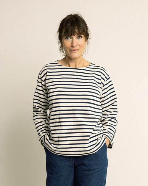 Boatneck Blouse sewing pattern Wardrobe By Me