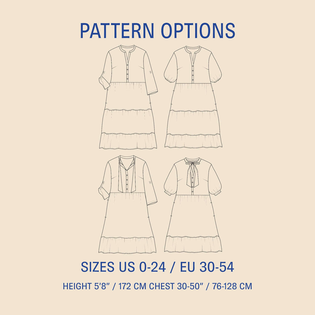 Freedom dress sewing pattern Wardrobe By Me