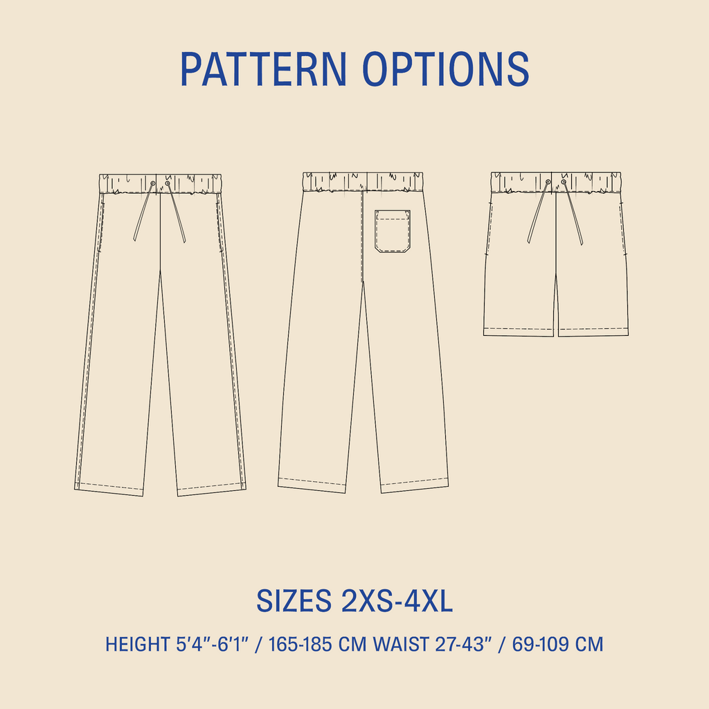 Loose Linen Pants Sewing pattern Wardrobe By Me