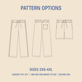 Loose Linen Pants Sewing pattern Wardrobe By Me