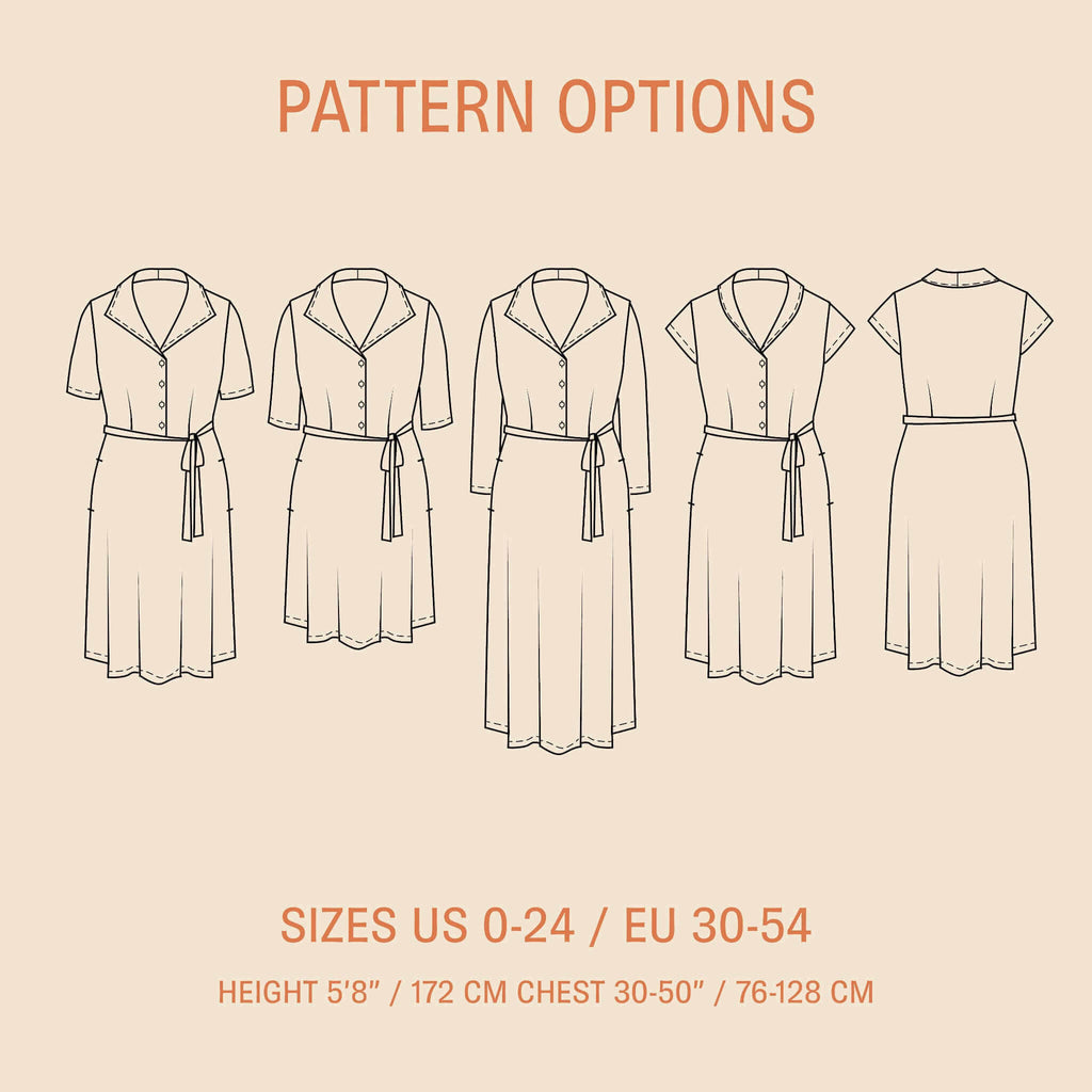 Marianne Dress Sewing Pattern Wardrobe By Me