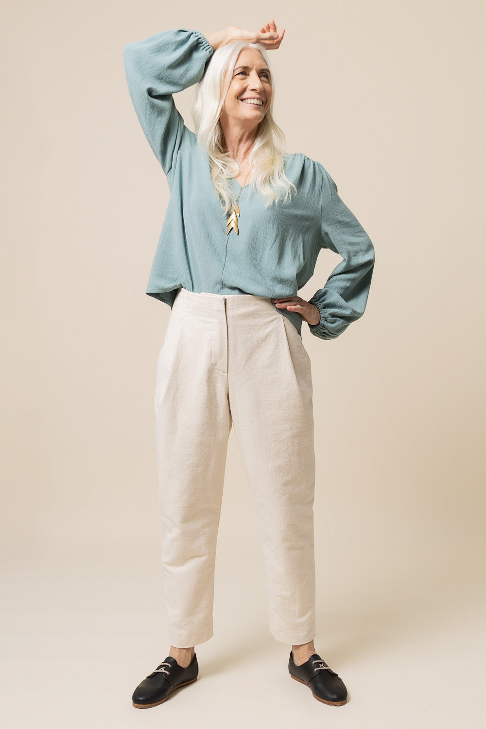 Reverse Mitchell Pattern Mitchell Trousers PDF Pattern – Ploen Patterns