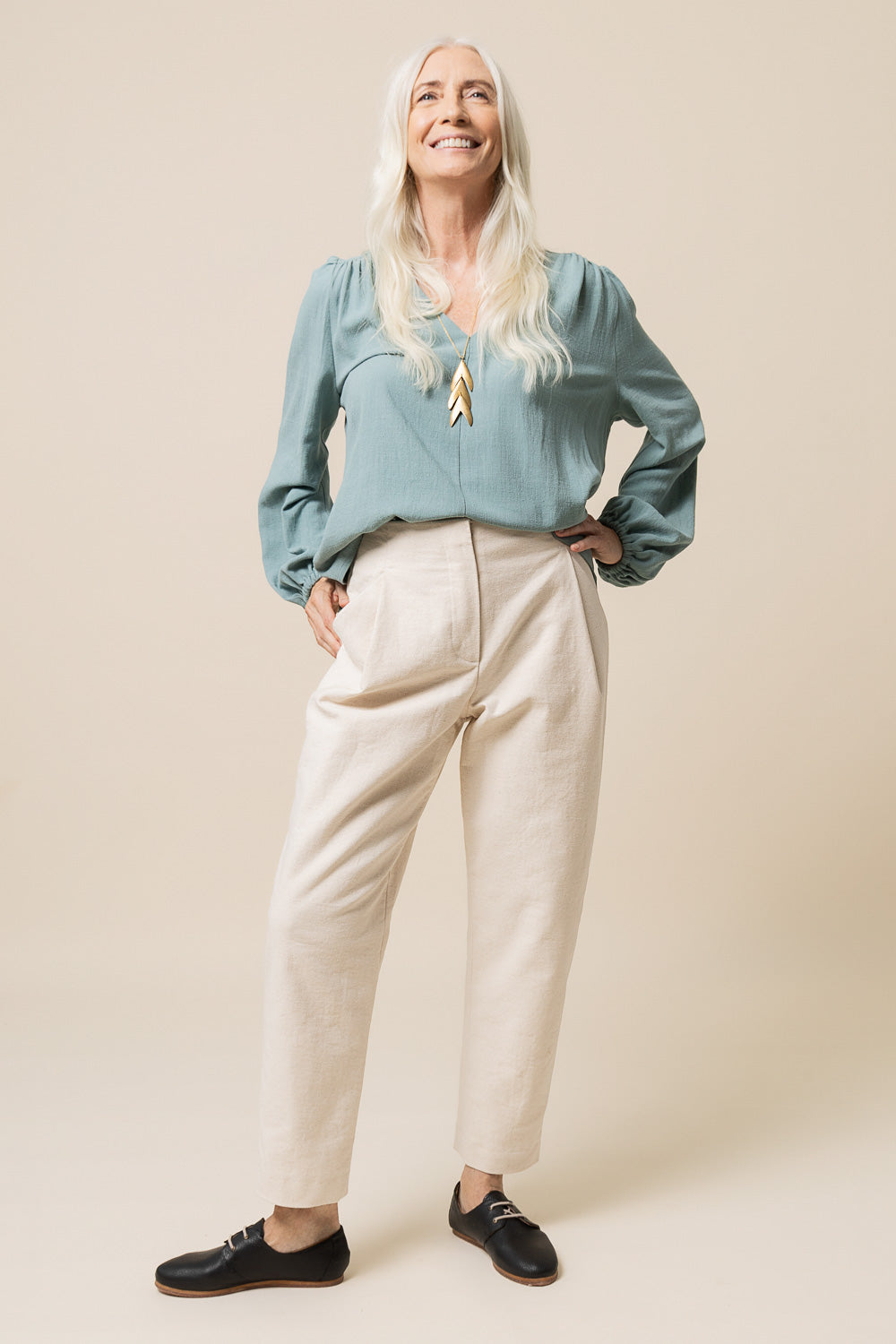 Reverse Mitchell Pattern Mitchell Trousers PDF Pattern – Ploen Patterns