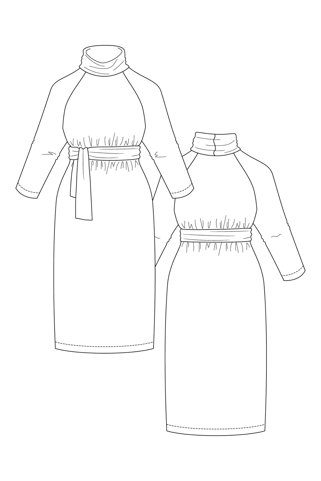 SALLA sweater dress