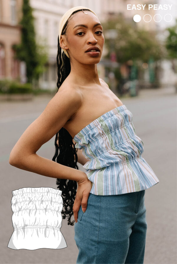 Bandeau Top Schnittmuster ZOLA