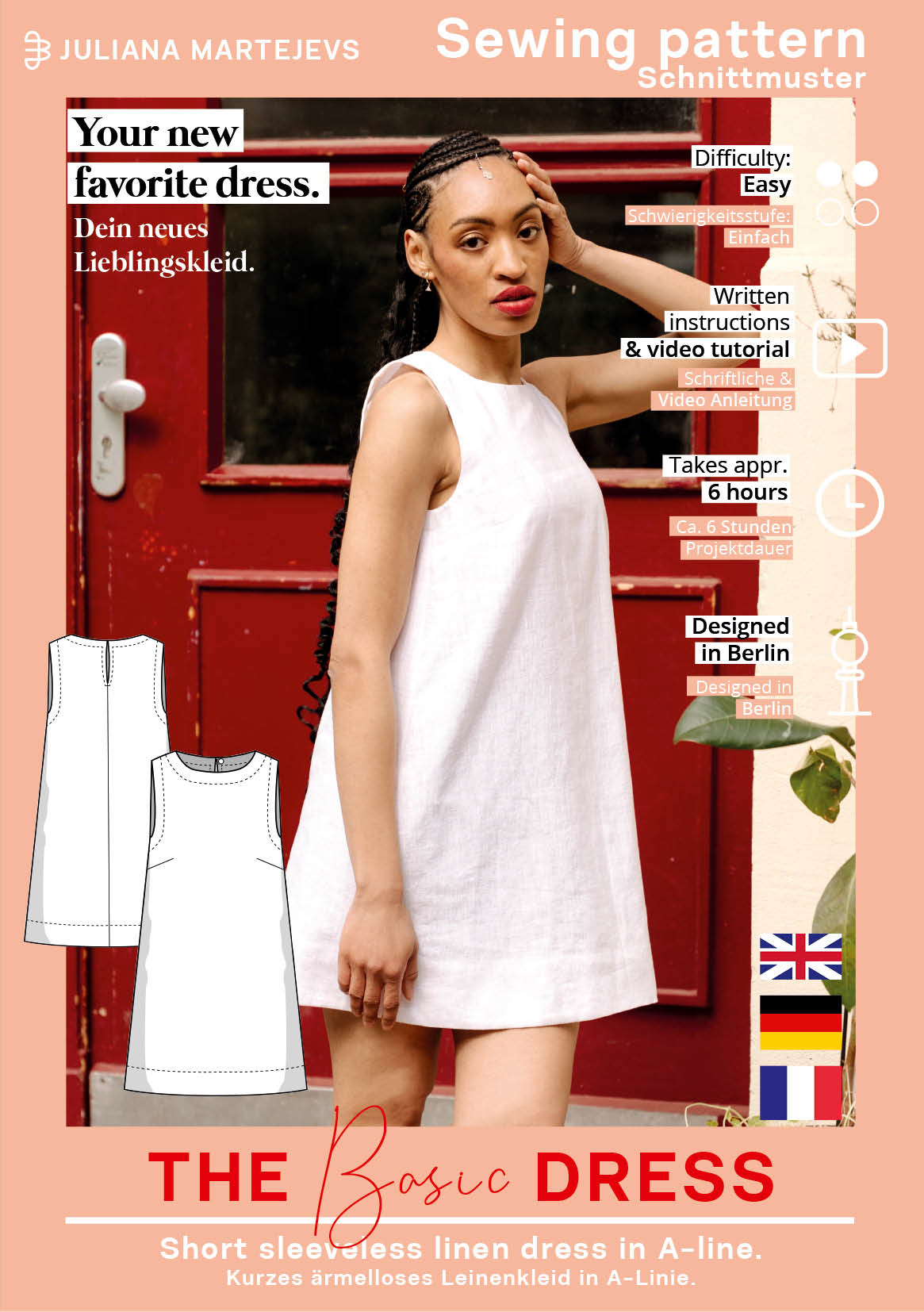 Leinenkleid Schnittmuster AURELIA