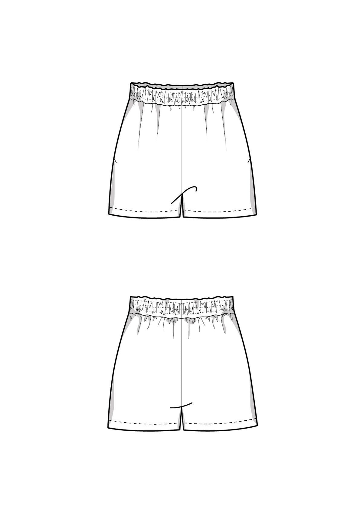 Kurze Hose Schnittmuster PIXIE