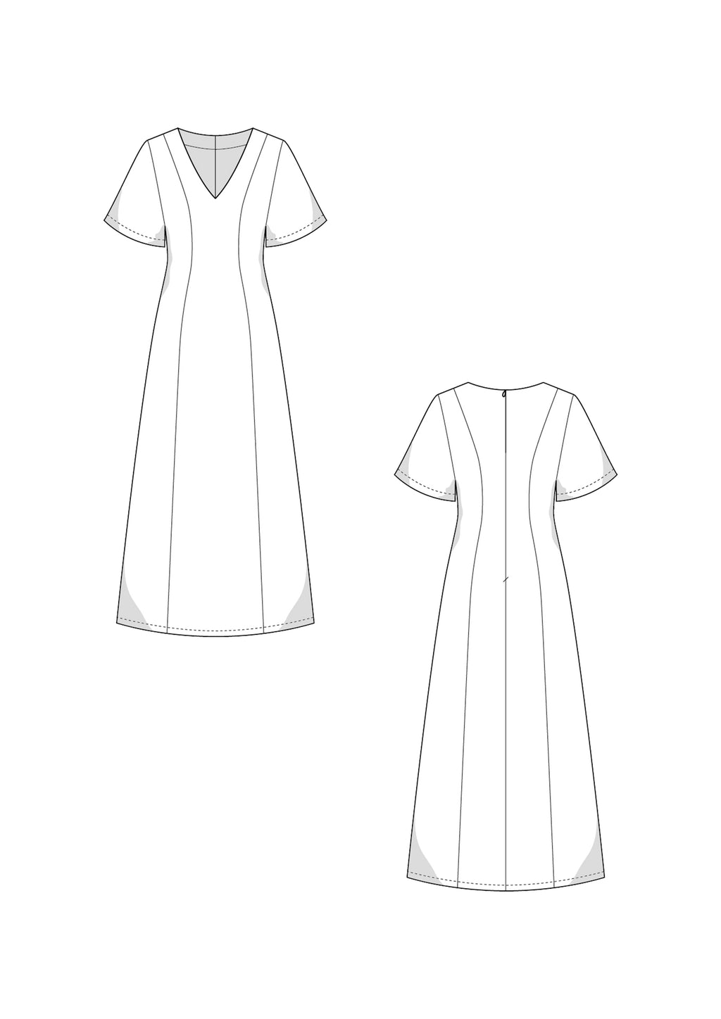 Midikleid Schnittmuster RORY