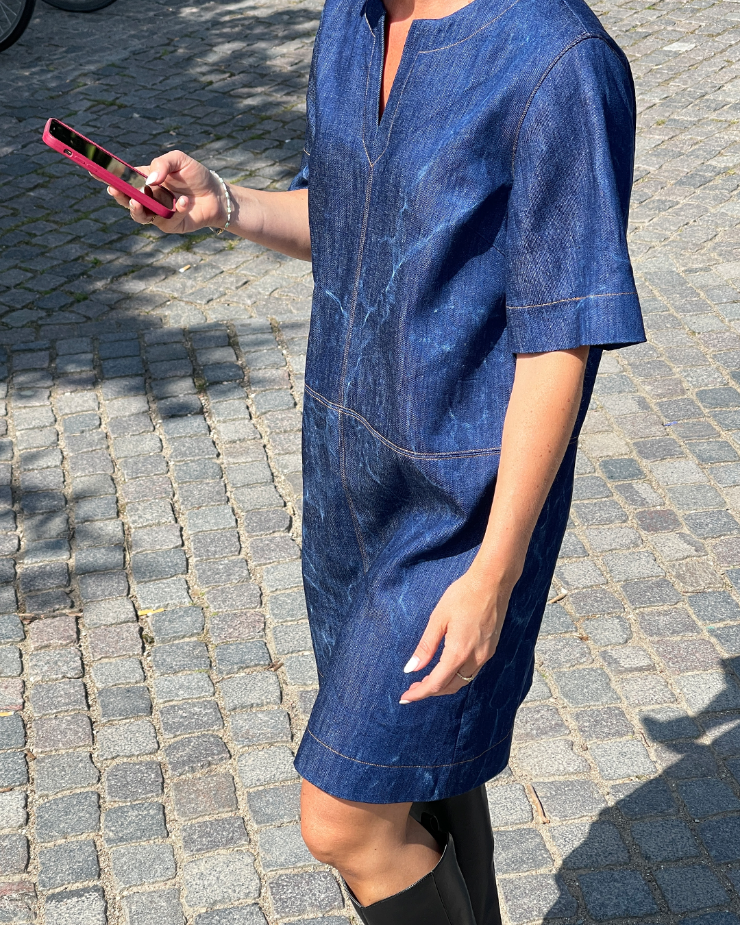denim dress sewing pattern Denim Dress Masterclass Pattern-Making & Sewing in One Video