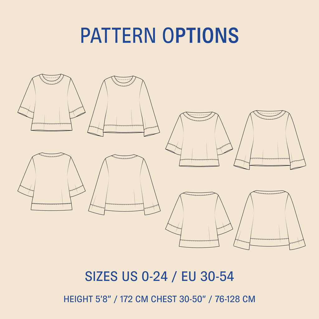 Silke Blouse Sewing pattern