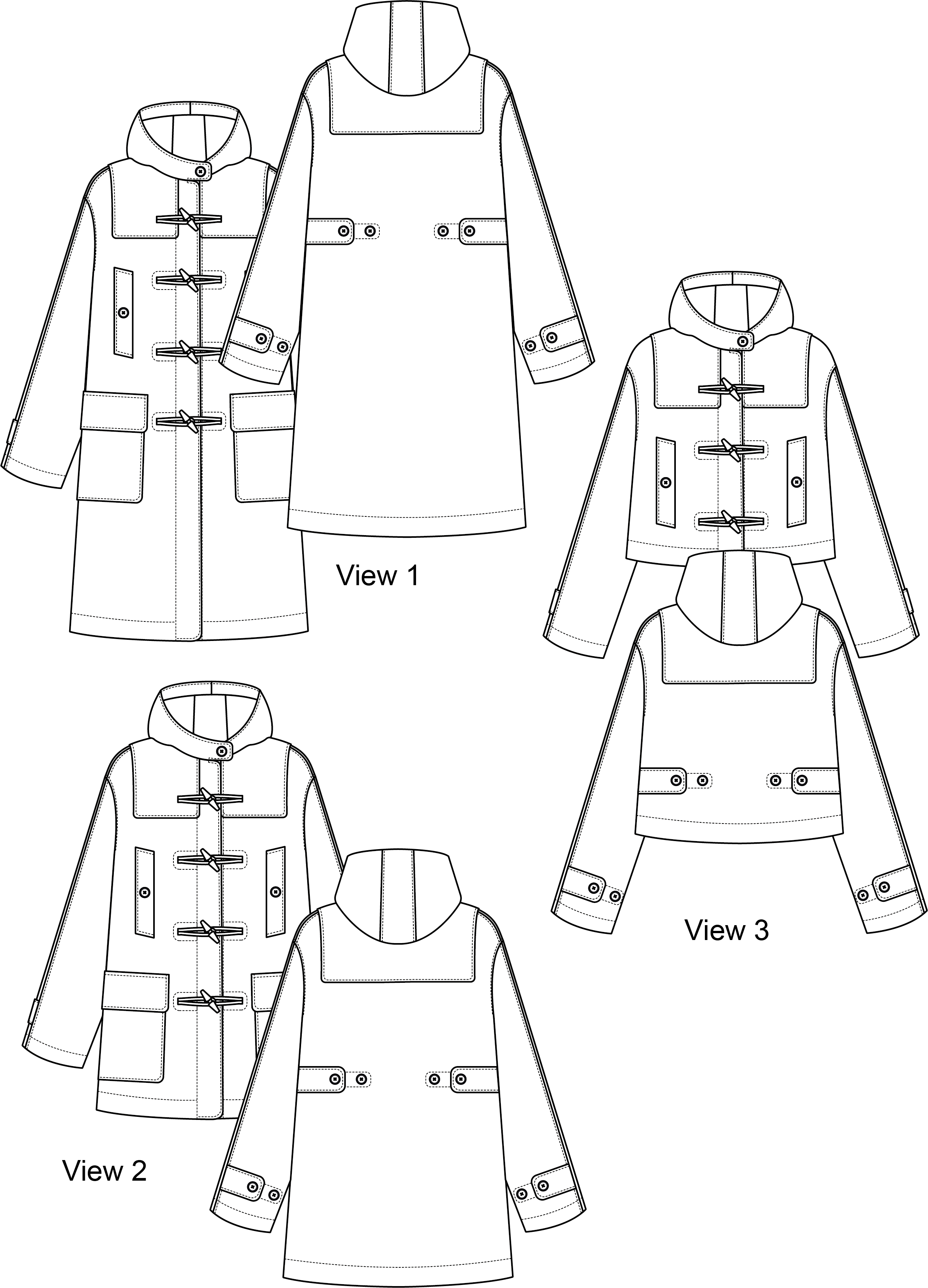 Duffle-coat Vents