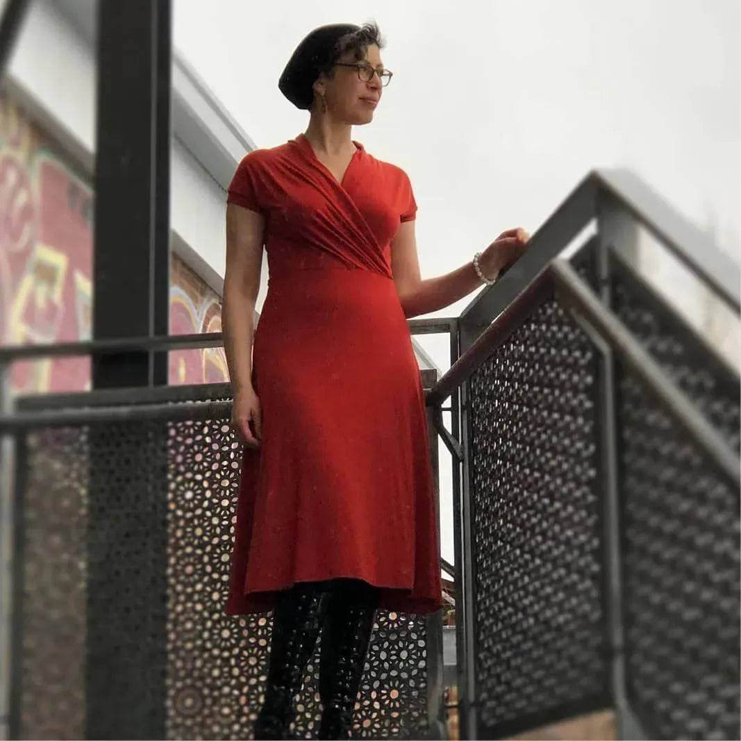 Mirri Wrap Dress Sewing Pattern Wardrobe By Me