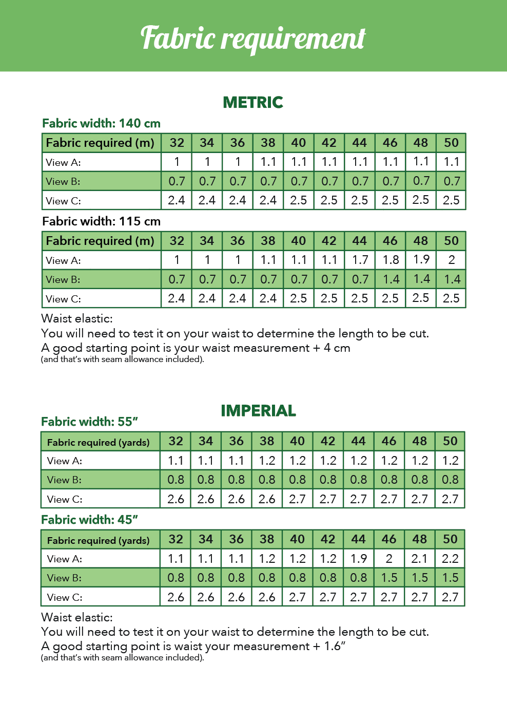 Jorun leggings Paper Pattern