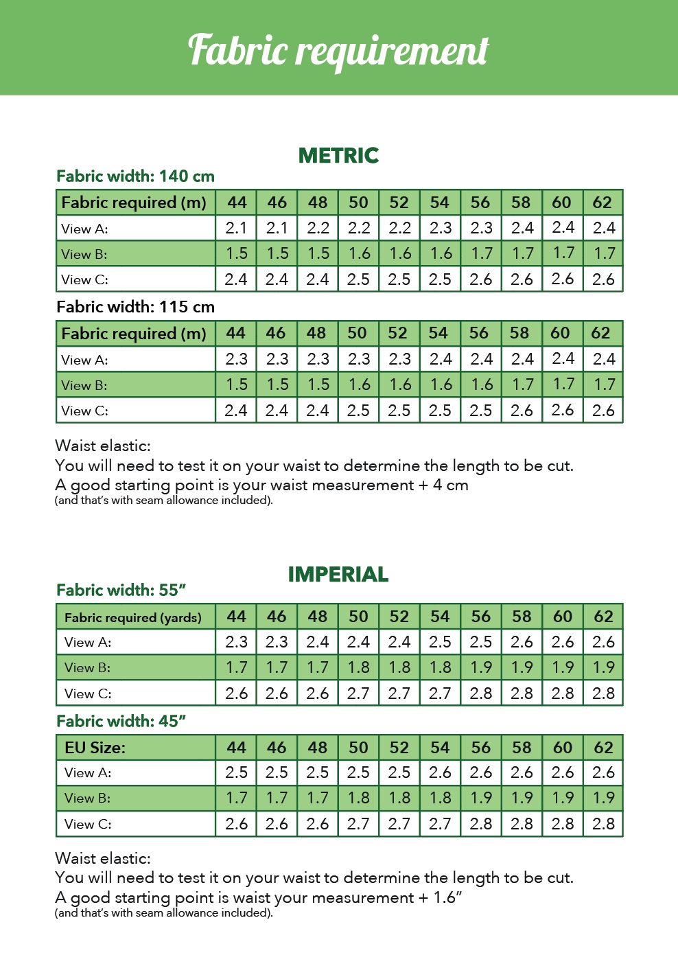 Jorun leggings Paper Pattern