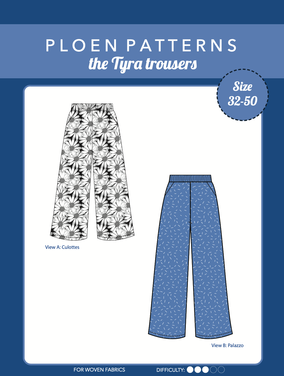 Tyra trousers Paper Pattern – Ploen Patterns