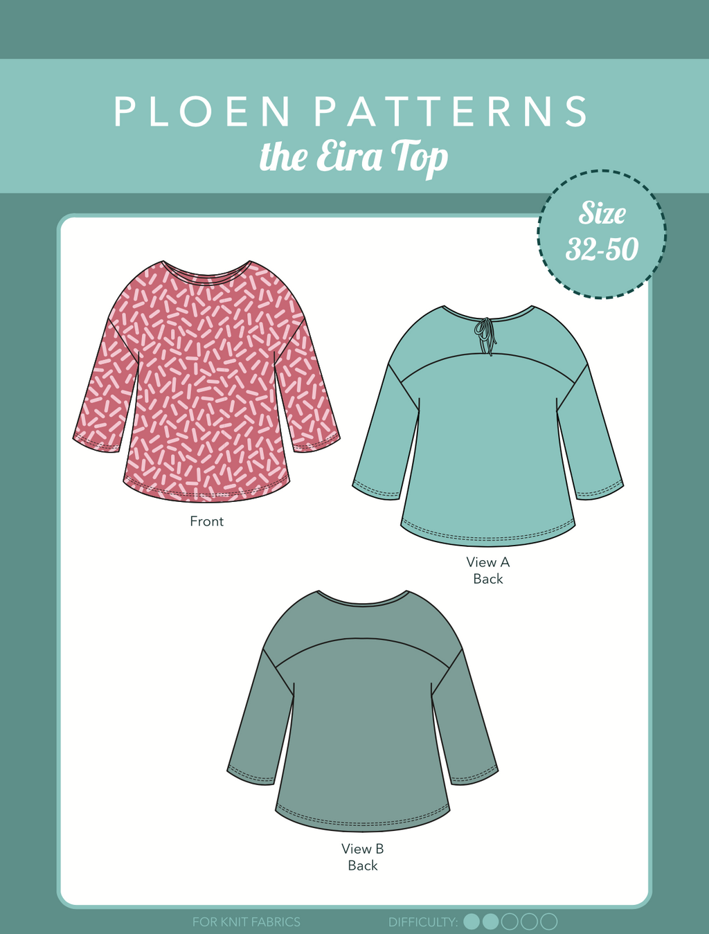 Eira top Paper Pattern
