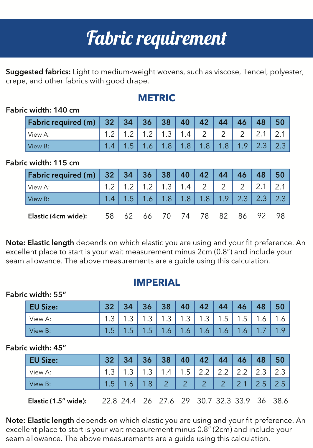 Tyra trousers Paper Pattern