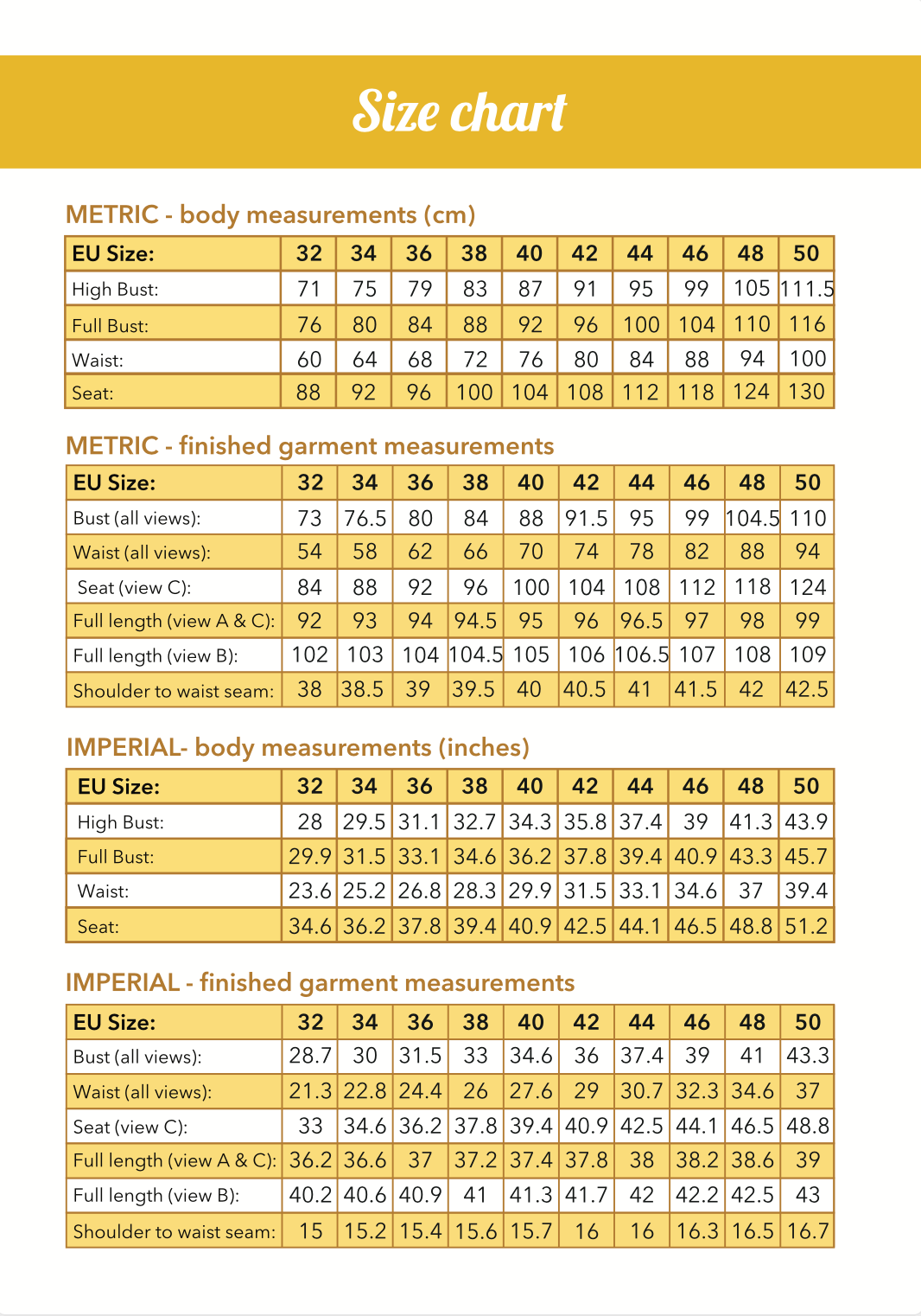 Idun dress Paper Pattern