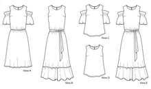 Load image into Gallery viewer, Vera dress &amp; top PDF Pattern - Ploen Patterns
