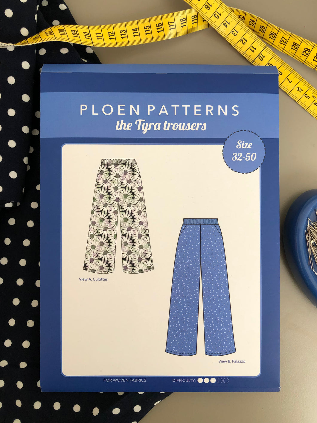 Tyra trousers Paper Pattern