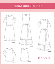 Load image into Gallery viewer, Vera dress &amp; top PDF Pattern - Ploen Patterns
